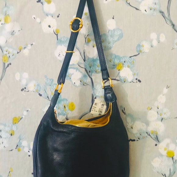 BRAND NEW VINTAGE HCL Germany Handcrafted Leather Shoulder Bag Black. - Picture 4 of 14